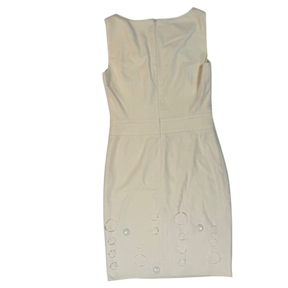 Akris Punto Cream Wool Angora Sheath Dress 8 F40 D38 Switzerland - Picture 4 of 10
